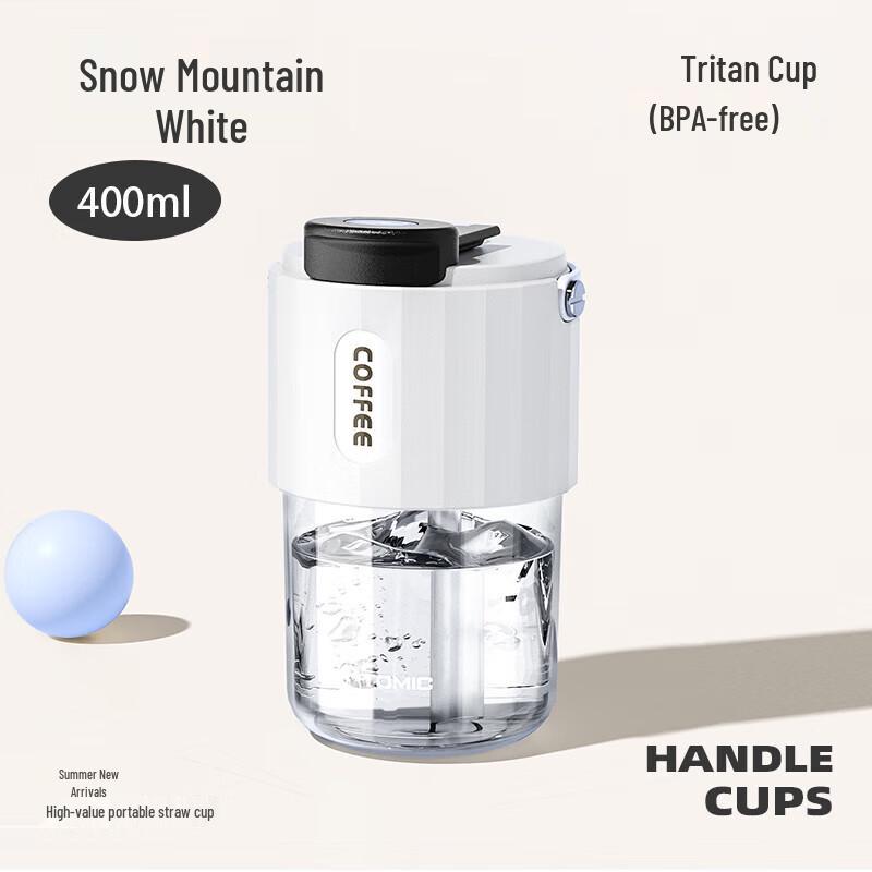 TOMIC Portable Travel Water Bottle with Straw