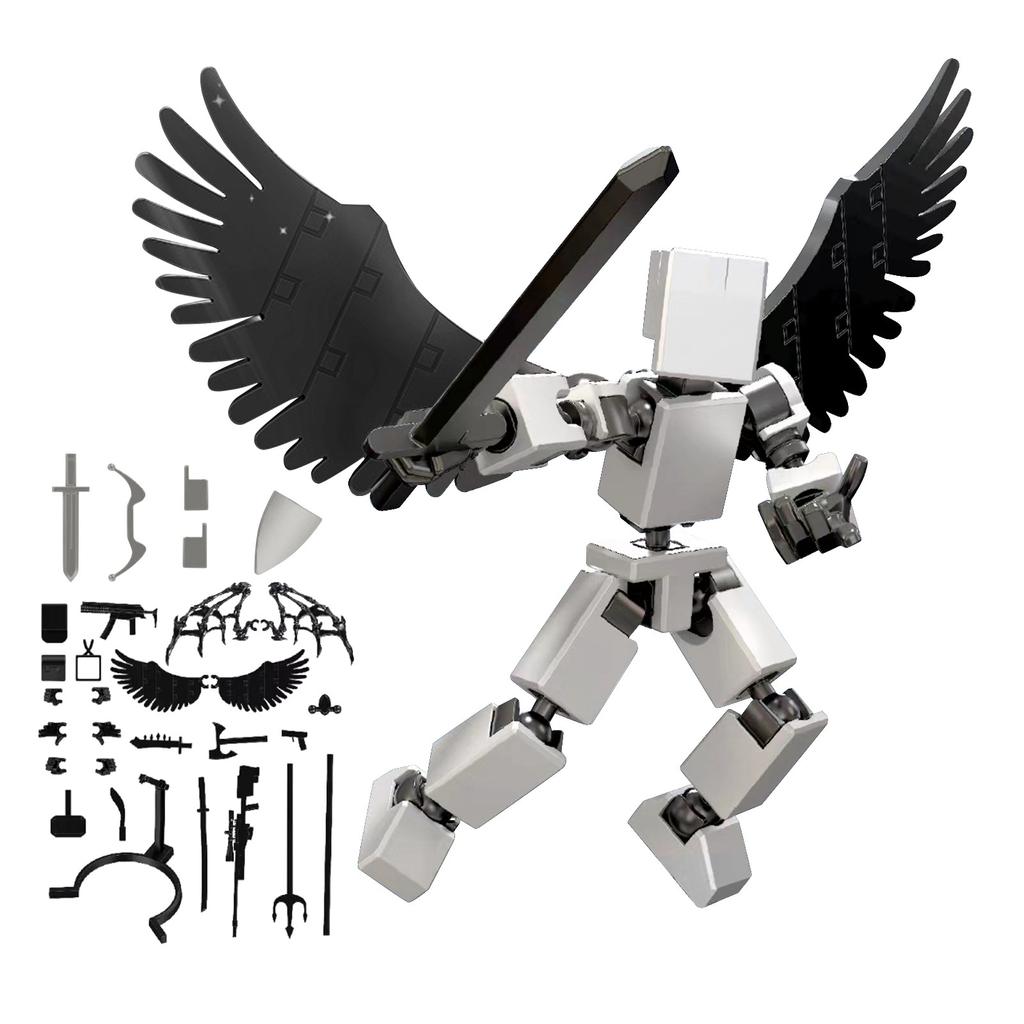 Joint Movable 3d Printed Doll Toy, Creative Decompression Desktop Ornament