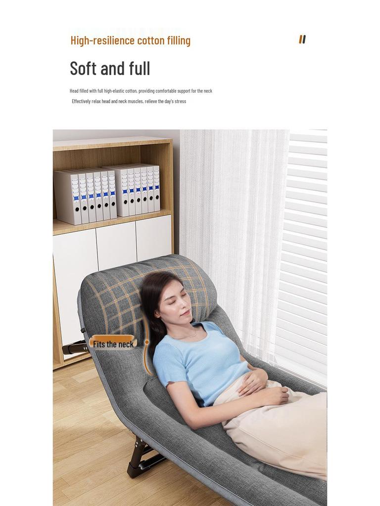 Portable Folding Outdoor Recliner Bed for Naps or Office Use