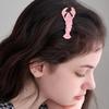 Trendy Crustacean Inspired Acetate Hair Clip For Women Cute Lobster Design Secure Grip Lightweight Hair Accessory
