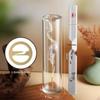 Inverted Metal Incense Holder with Glass Container - Dustproof Anti-Ash Vertical Burner for Study Room