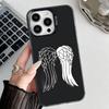 D-Daryl Dixon Wings Zombie  Phone Case For iPhone 17,16,15,14,13,12,11,Pro,Max,Plus,E,Air,Mini Black IMD Cover