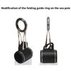 Fishing Rod Poles Line Guides Replacement Guides Top Rings Wearproof Eye Rings Folding Stainless Steel Guide Rings