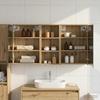 Bathroom Cabinet Set 3 pcs 116 x 16 x 62.5 cm Engineered Wood