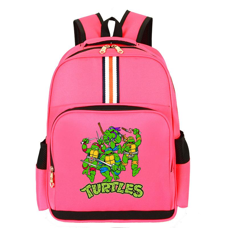 Hot Sale Teenage Mutant Ninja Turtles Cartoon Printed Backpack Elementary and Secondary School Students Outdoor Leisure Large Capacity