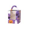 10 Pieces Halloween Cupcake Boxes Halloween Individual Carriers Party Boxes With Clear Window For Cupcake Gifts Wrap Dessert Table Decoration