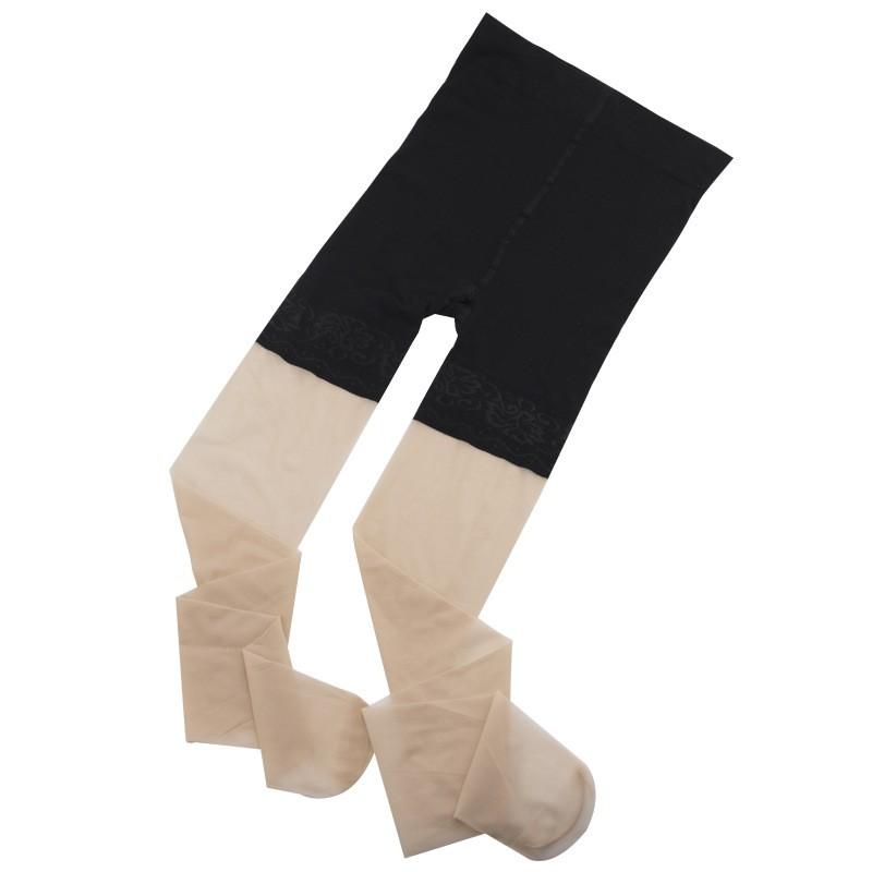 Womens Sheer Nylon Pantyhose With Reinforced Toe Crotch 15D Ultra Thin Skin Tone Or Black Plus Size Available