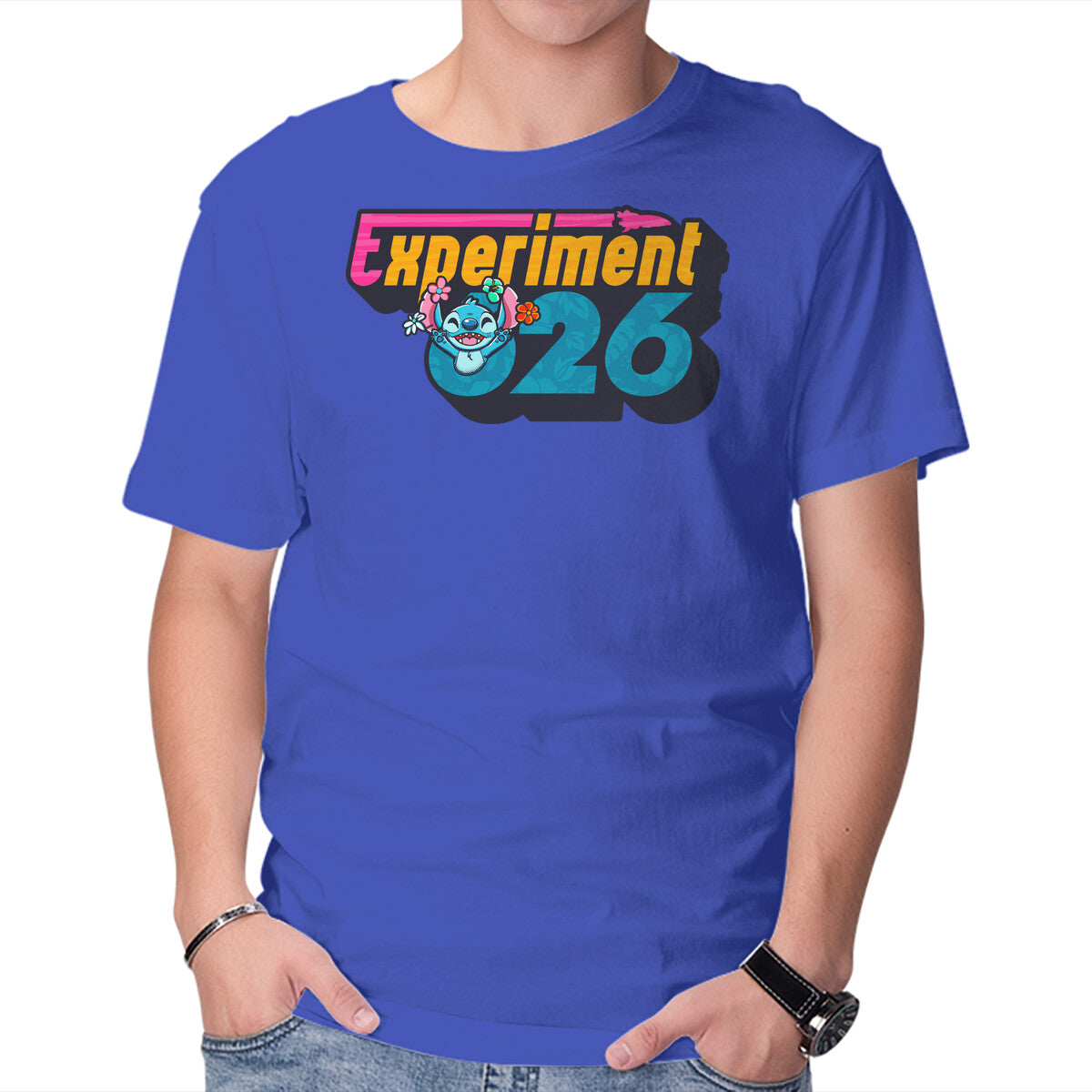 Unisex Crew Neck T-Shirt Experiment 626 Graphic Short Sleeve Casual Tee XL