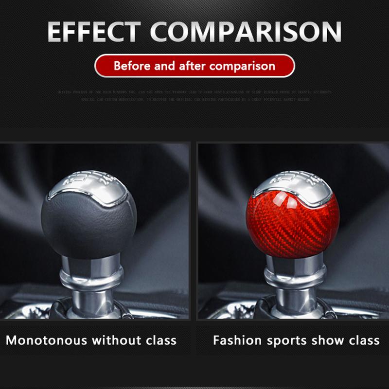 

Для Ford Mustang карбоновая ручка переключения передач, накладка для Ford Mustang 2015 2016 2017 2018 2022 автомобиля