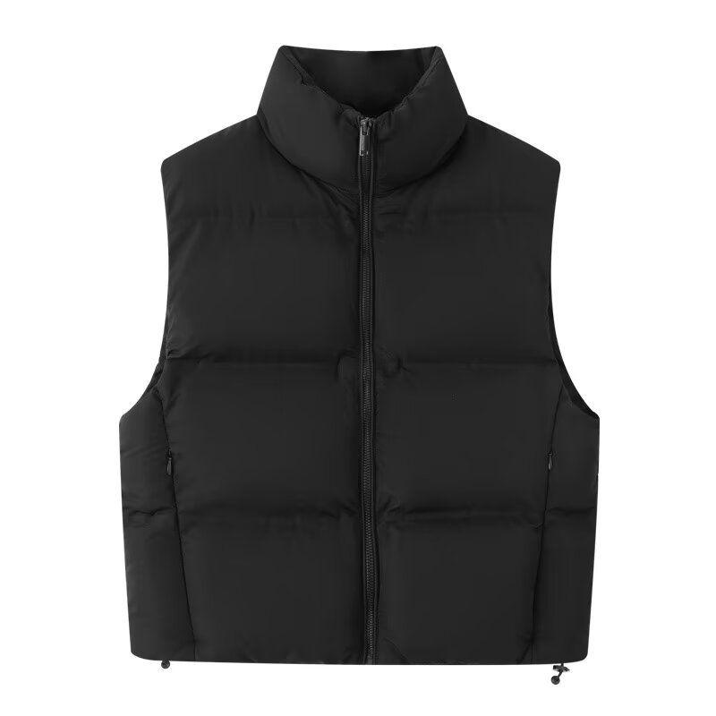 Zbzr Autumn New Women Clothes Western Style Multi-Color Stand Collar Sleeveless Warm Cotton-padded Jacket Vest Vest 3046224