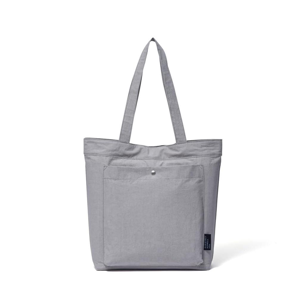 Howell Tote Cotton Pocket Design Lightweight MHLH5CH1 Light Gray [Margaret Idea] [Squilles] Women's