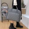 Fashionable Quilted Diamond Grid Single Shoulder Mommy Bag Travel Multifunctional Large Capacity Handheld Diagonal Diaper Bag