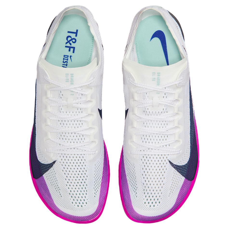 Nike Dragonfly 2 Elite Bílá/Hyper Fialová/Jasně Karmínová/Obsidián Pánské Kopačky Černá FZ9315-100