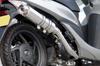 Dio110 Exhaust System for Models R300 Stainless Steel Silver Color Full Exhaust System Custom Part Replacement Aftermarket Part TARANIS110 HMS