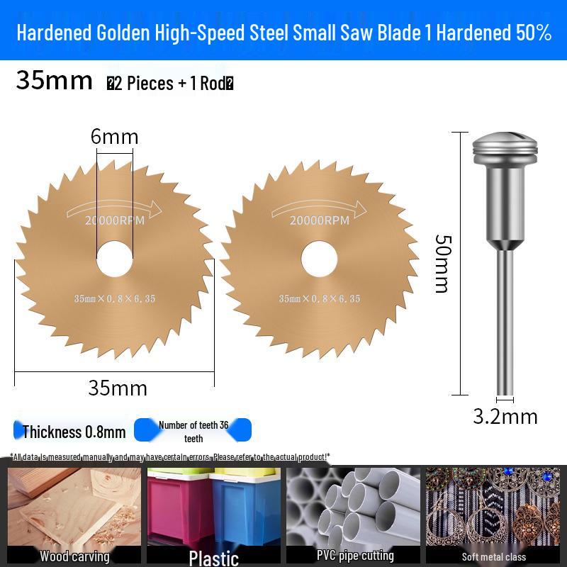 High-Speed Steel Mini Circular Saw Blade for Electric Drill and Grinder