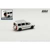 HJ64 1/64 Scale Toyota Probox Custom Version with Roof Carrier (White) - Finished Product