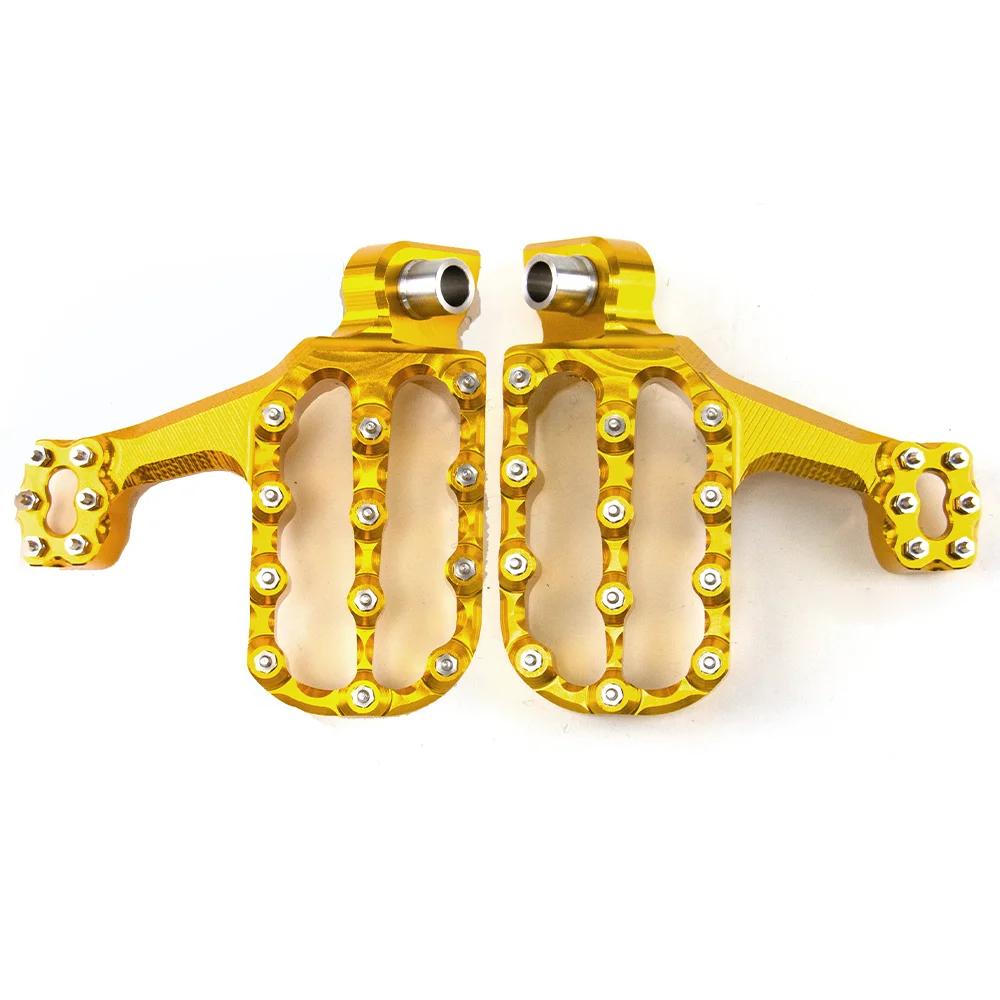 Motorcycle Universal CNC Foot Rests Pegs Motorbike Dirt Pit Bike Footpeg Pedals Off-Road FootRest For Suzuki Yamaha Honda KTM