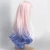 Doll Wig for and and Straight Heat Resistant Inch Head DIY Doll Hair Accessories 1/3 1/6 BJD/SD Dolls, Curly, Long, Hair, (180°C), 8-9 (21-24cm