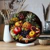 1PC Vintage Fruit Tin Sign Pineapple Grape Pomegranate Art Retro Metal Poster Home Bar Wall Decor Christmas Gift
