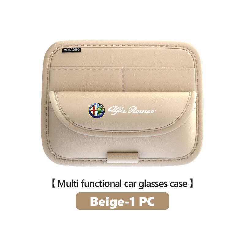 Car Stickers For Alfa Romeo Car Interior Glasses Case Sunglasses Storage Box Card Organizer Boxs For Alfa Romeo Giulia 147 Mito