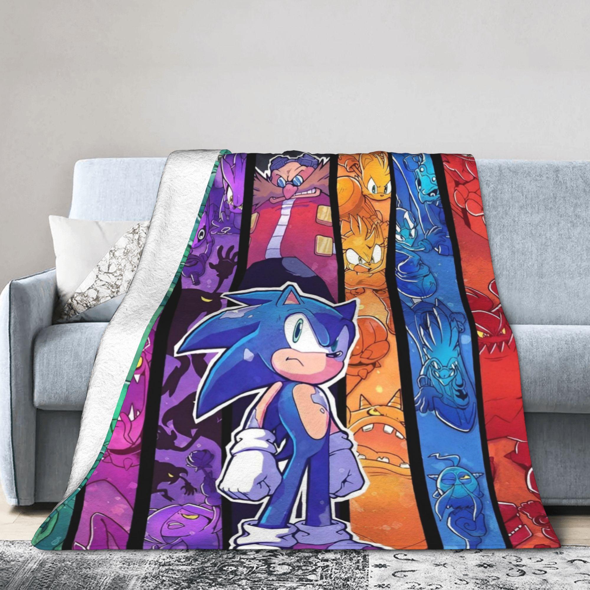 

Shadow Game Blankets Velvet Soniced Cartoon Soft Throw Blankets for Bedding Couch Bedroom Quilt 75x90cm