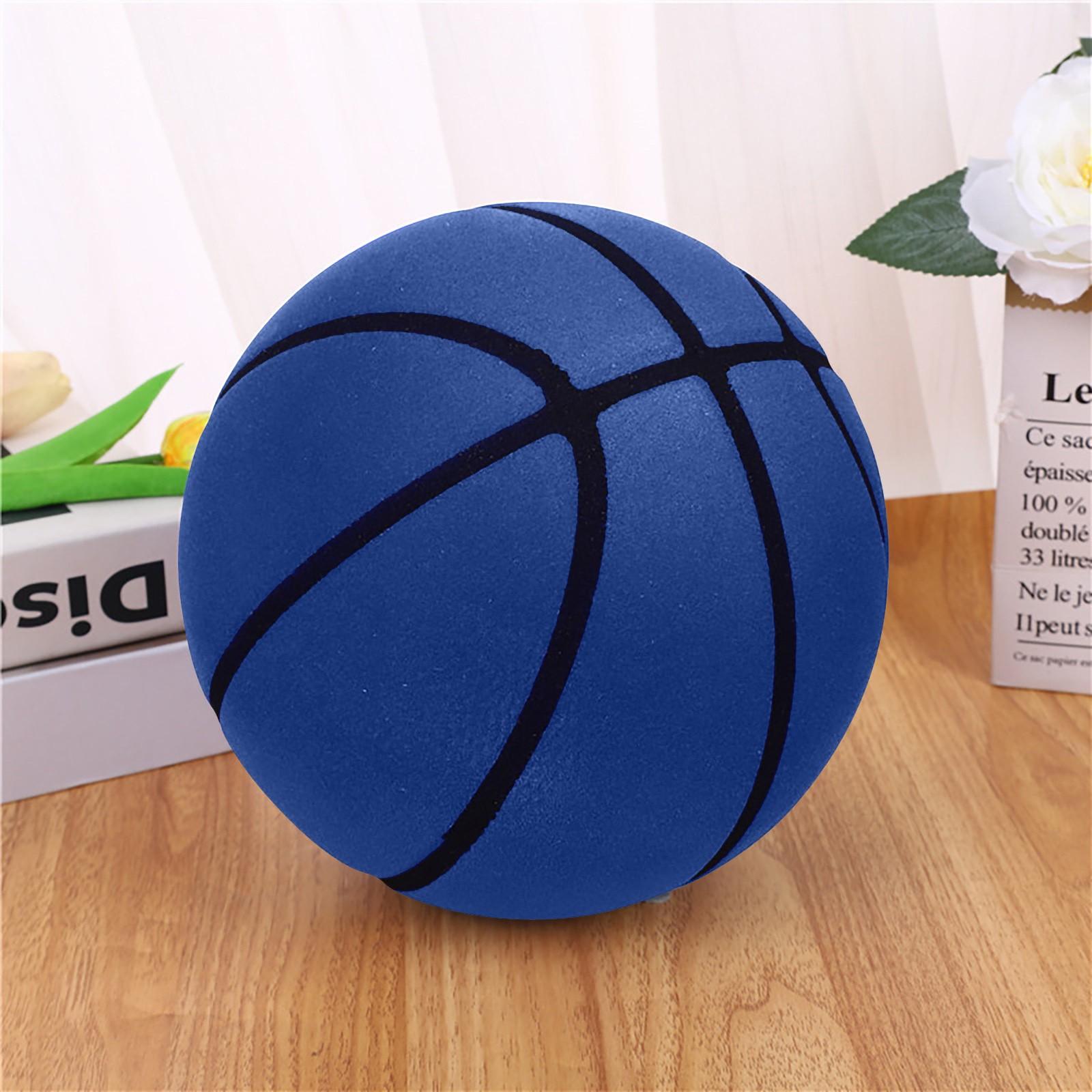 

Бесшумный баскетбольный мяч, размер 7 (29,5 дюймов) Обновление Dribble Dream Silent Basketball, Silent Basketball Dribbling Basketball No Noise, Foam Basketball One Size