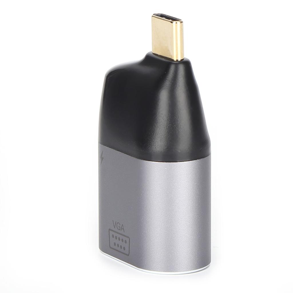TypeC Male to VGA Female Adapter Portable TypeC to VGA Adapter Compatible for Windows Android OS X
