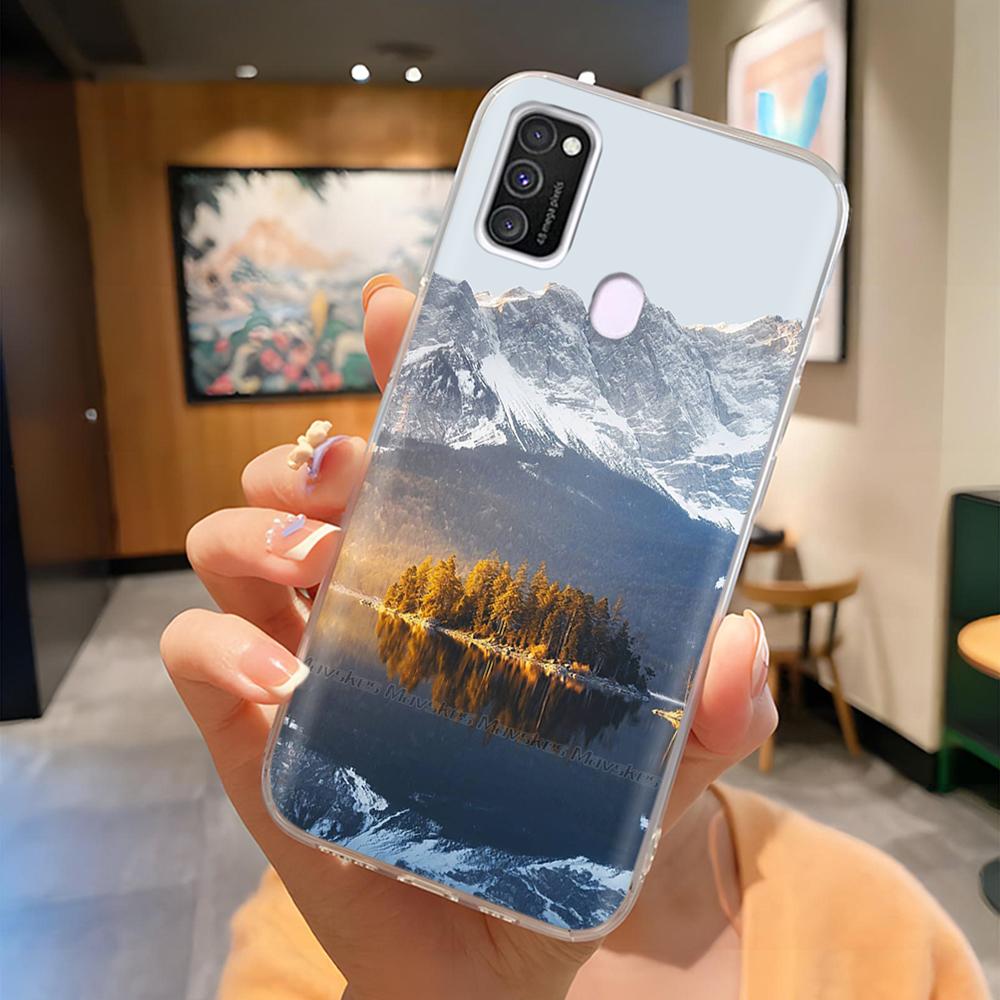 For Samsung Galaxy M21 M31 Case Soft TPU Soft Silicone Fashion Phone Case For Samsung M21 M31 Funda Luxury Back Cover Coque Para