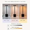 Modern LED Touch Control Metal Table Lamp USB Rechargeable, 3-Color Dimmable Desk Light for Bedroom, Living Room, Office, Home Decoration
