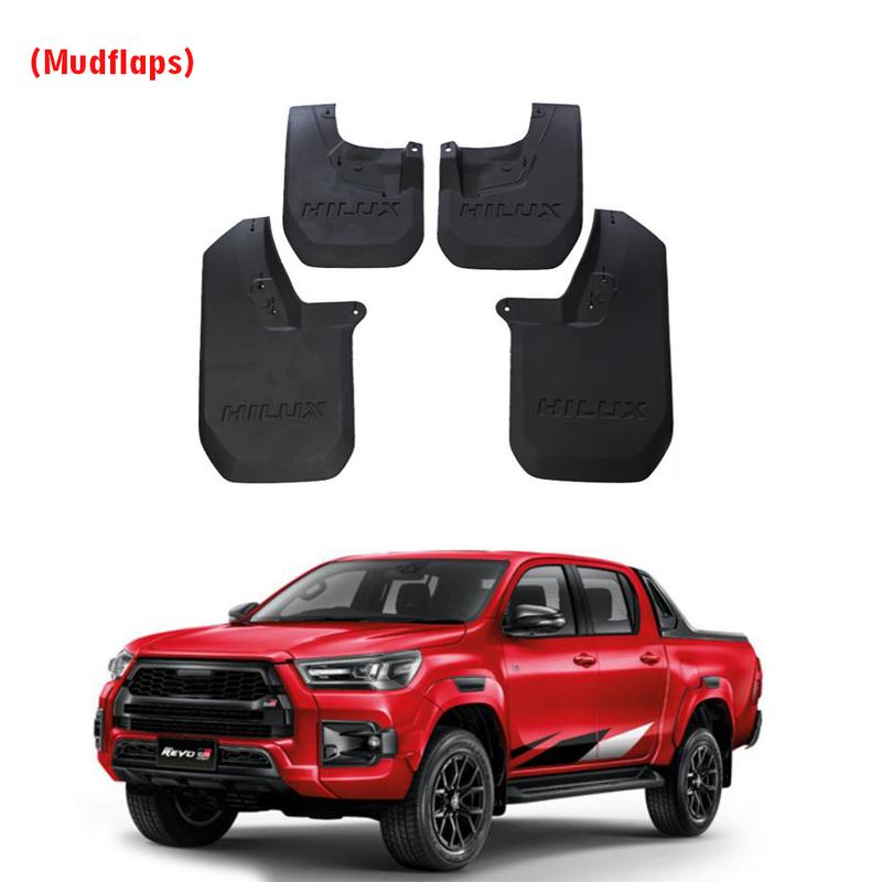 FÜR Toyota HILUX GR 2024 2025 Schmutzfänger Schutz Spritzschutz Schmutzfänger Kotflügel Auto Zubehör Vorne Hinten 4 Stück