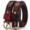 New Belt Men's Leather Belt Hand-woven Casual Wild Simple Tide Belt