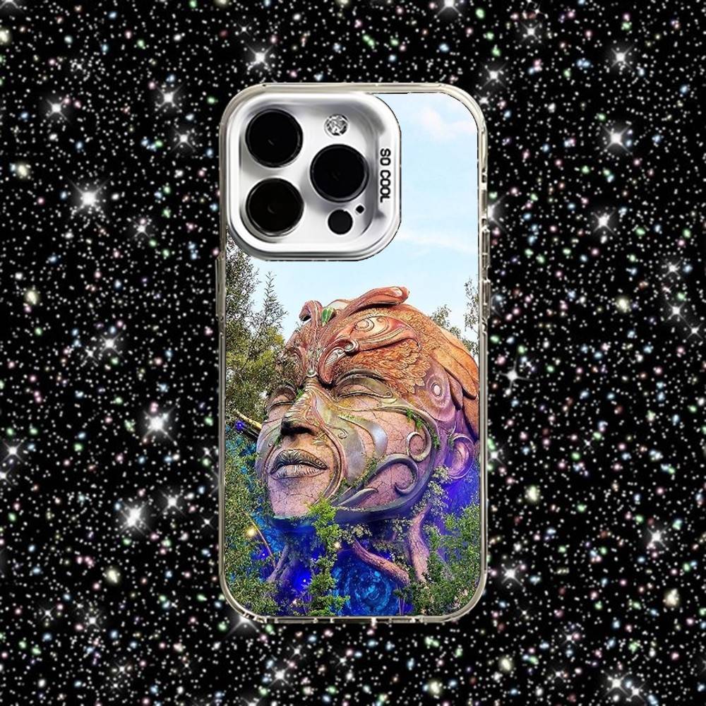 T-Tomorrowlands Phone Case For iPhone 16,15,14,13,12,11,Pro,XS,Max,Plus,Mini,SE White Candy Matte Shockproof Cover