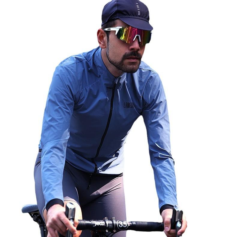 Lanpada Unisex Windbreaker: Windproof Cycling Jacket for Spring and Autumn, Long Sleeve for Mountain and Road Biking