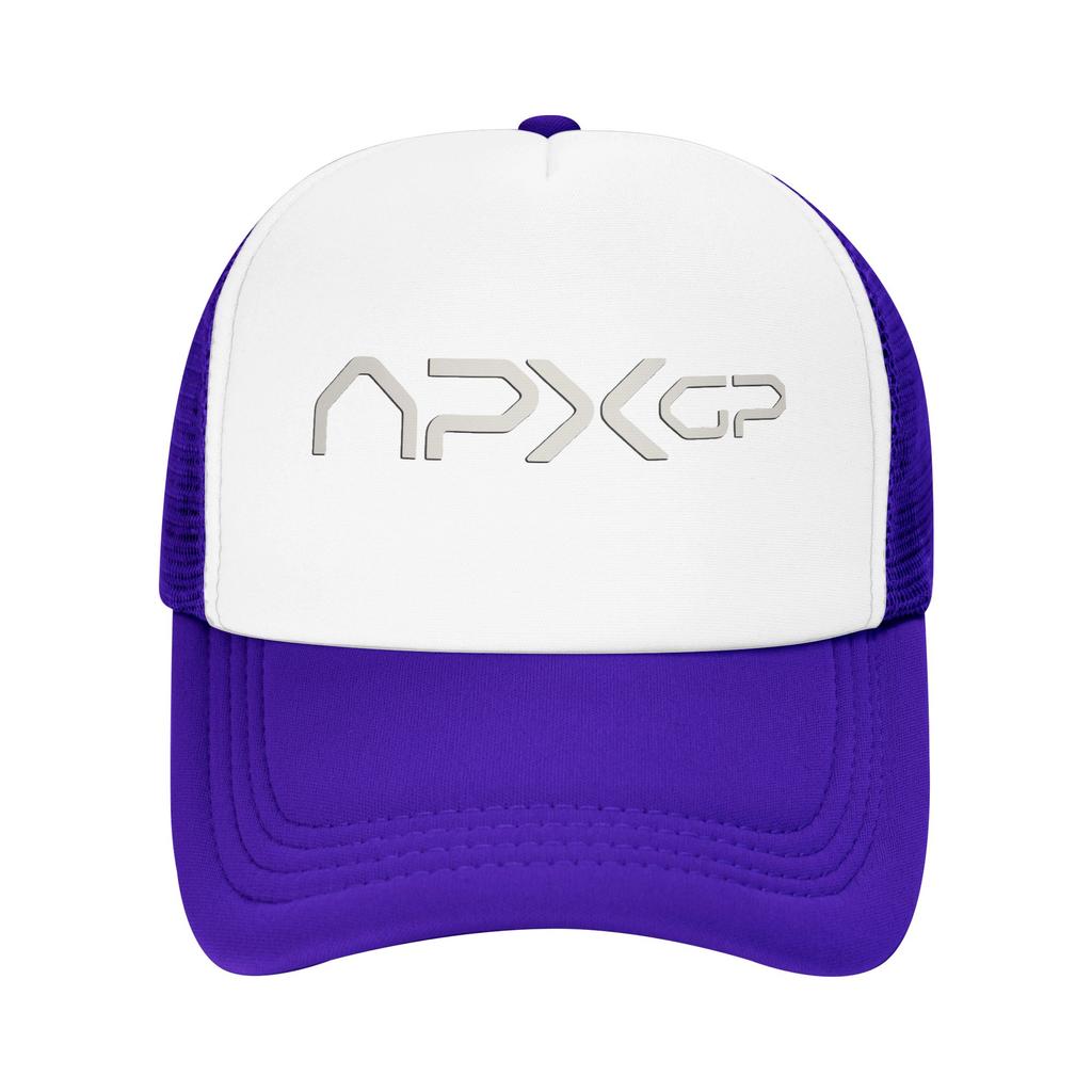 Apx Gp Racing Team  Sun Hats  Casual Unisex WomenMesh Trucker Hat Breathable Print Hiking Fishing Baseball Cap Gift
