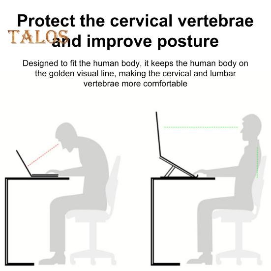 Laptop Stand Portable Notebook Holder Strong Load-bearing Height Adjustable Foldable Design Notebook Mount Computer Stand