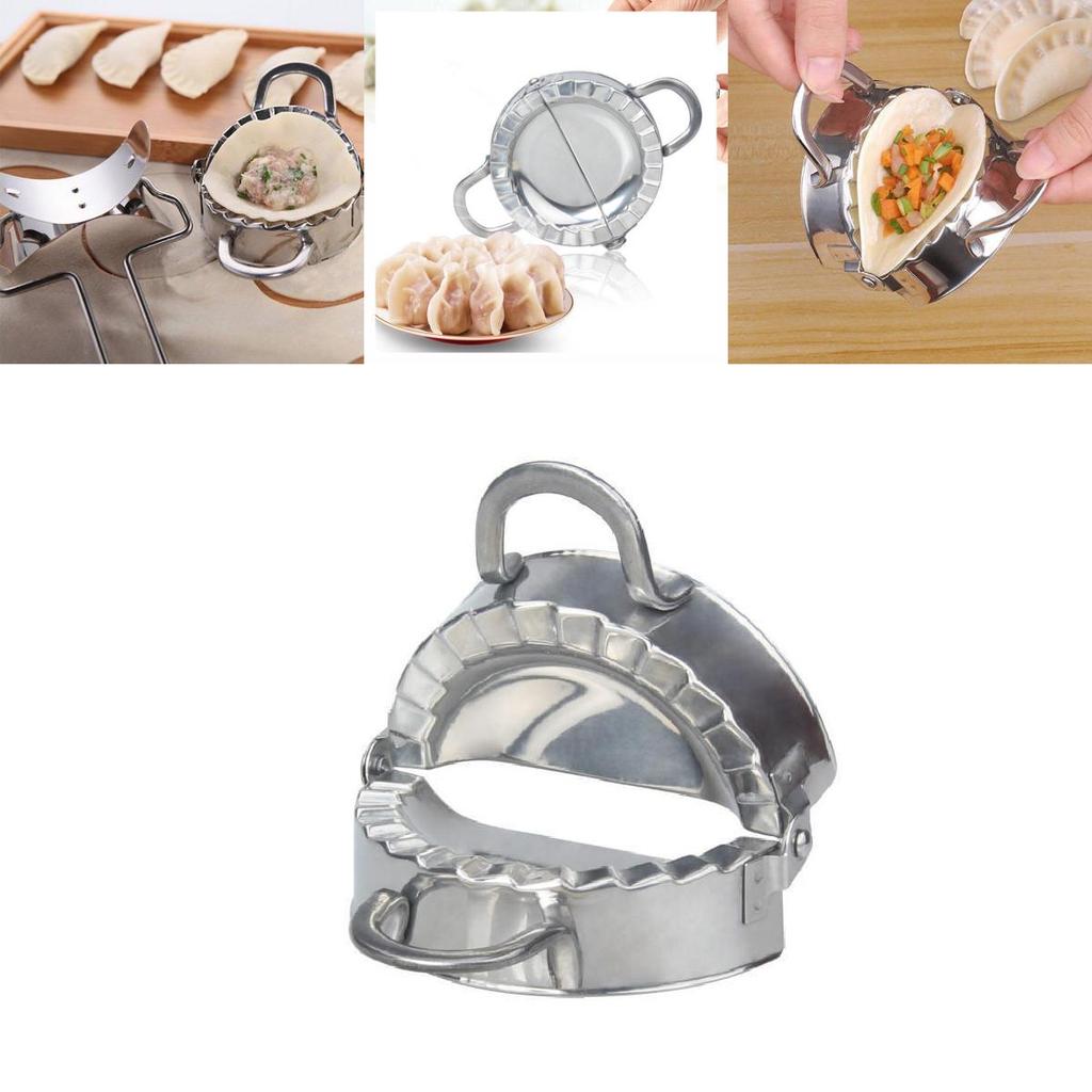 Convenient Home Dumpling Tool 304 Stainless Steel Dumpling Press Mold In Silver