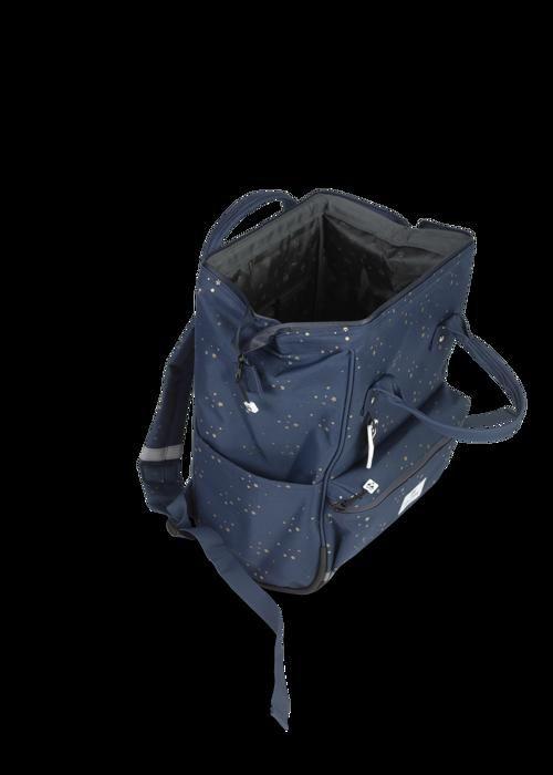Sac à dos - POL FOX - STAR BLUE - Ouverture pratique - Couleur Bleu Gris - Motif étoilé