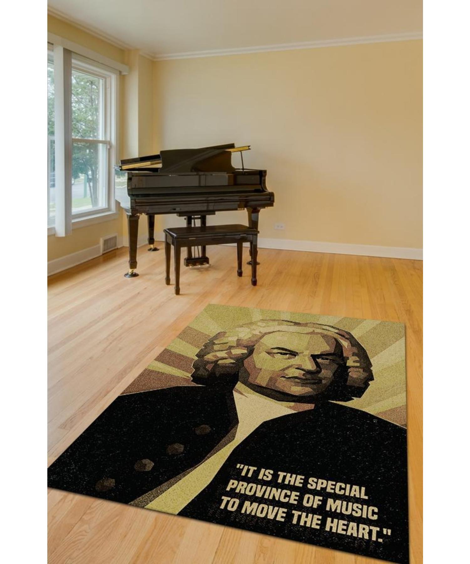 

Bach Cotton Woven Based Washable Non-Slip Decorative Carpet