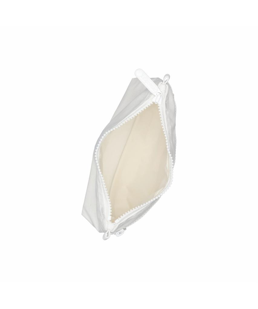 Lesportsac White Glimmer Shine Cosmetic Clutch [7105.Fa06]