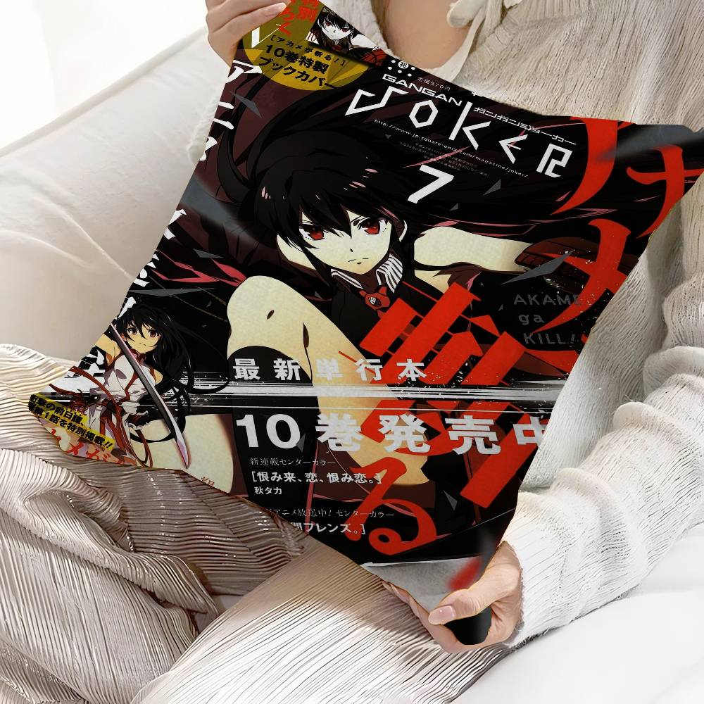 Аниме Акаме Га КИЛЛ Наволочка Мультяшный Подарок Чехол для Подушки Спальня Дом Диван Стул Сиденье Декор Наволочка 30cmx30cm