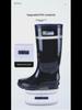 Men's Reflective High-Top Waterproof Non-Slip Rain Boots - Fashionable, Thickened Night Rubber Shoes