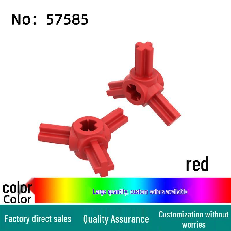 

Деталі робота з технології малих частинок - Сумісні з Lego 57585 Тривісний з єднувальний вузол 0.1kg (approx. 161 pcs) червоний