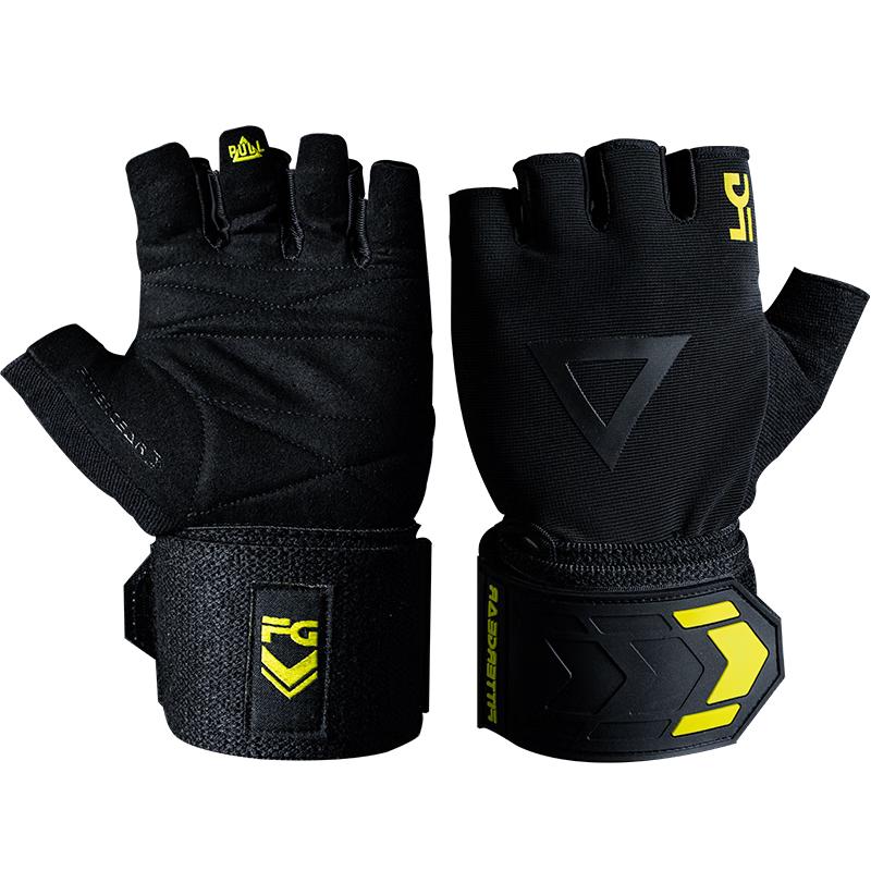 FITTERGEAR Half-Finger Fitness Gloves with Wrist Support