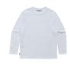 New Balance Club  Nbndd11013 Wh Essential Long Sleeve Tee Standard Fit Unisex Sweatshirt