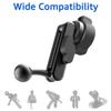 360° Rotatable Phone Mount 17mm Ball Head Ball Head Extension Rod Phone Holder Joint Car Interior