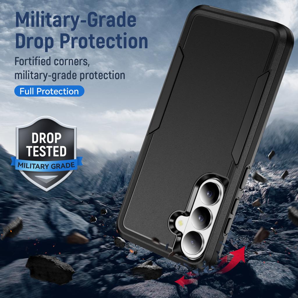 Armor Case for Samsung Galaxy S26 Ultra S25 FE S24 Plus S22 S23 S21 S20 FE 5G S 26 25 24 Military Heavy Grade Droproof Coque