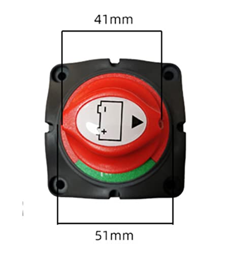 2 Battery Changeover Switch for Cars, Trucks, Boats, Trailers, Marine Boats, Campers, Leakage Prevention, Kill Switch, Ike Battery Power Switch,