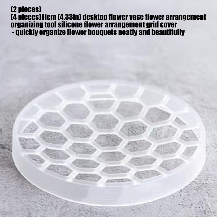 Grille d'Arrangement Floral en Silicone Flexible Supports de Tige Florale pour Vases Grille Fleurie Arrangeur de Fleurs Arrangement Floral Facile
