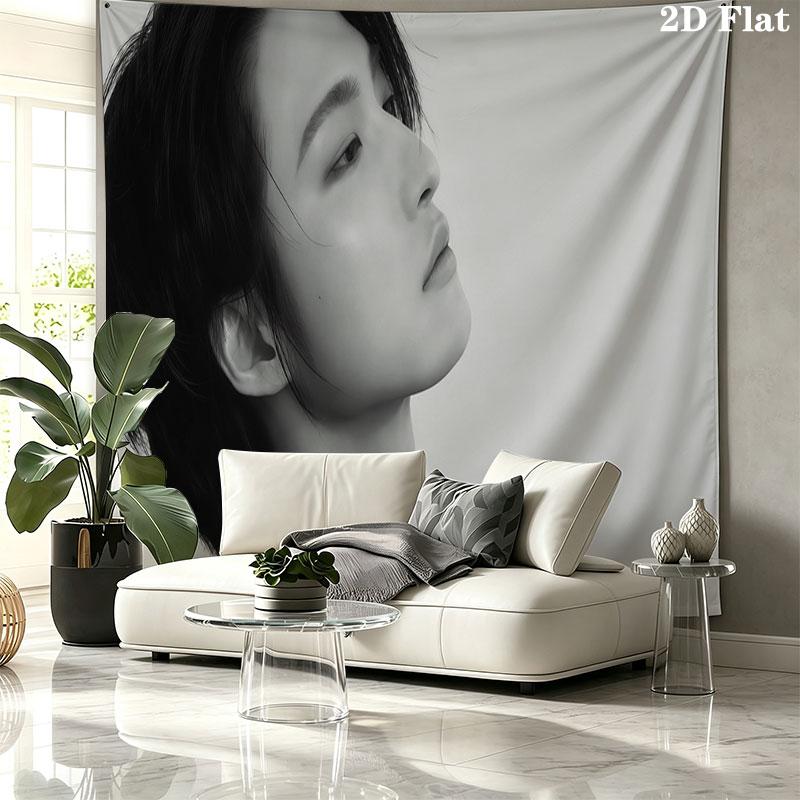 Seonghwa Wall tapestry, aesthetic printed fabric blanket, suitable for bedroom, living room, and home decor.