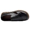 Summer New Men's Comfortable Leather Sandals Solid Color Fashion Casual Soft Sole Hallow Breathable Designer Shoes For Men